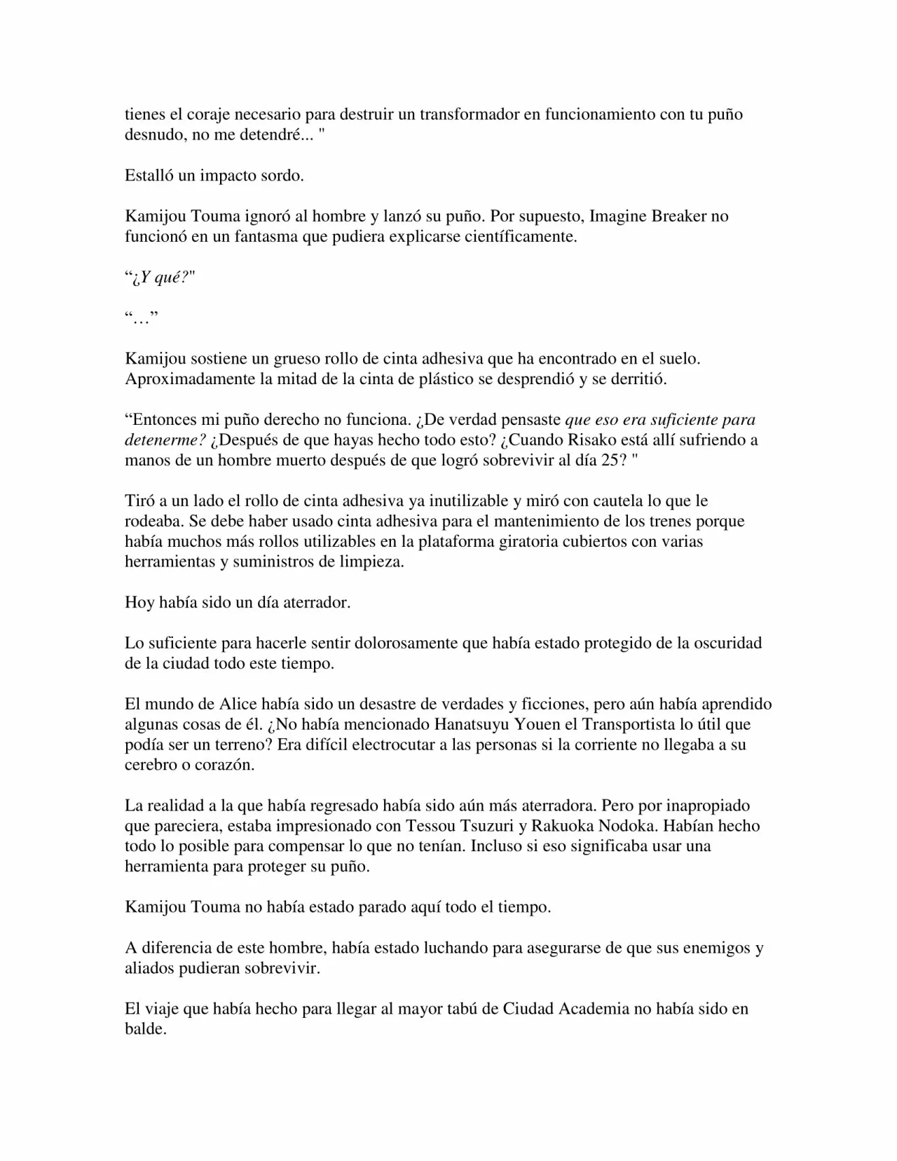 Página 22 del Manga