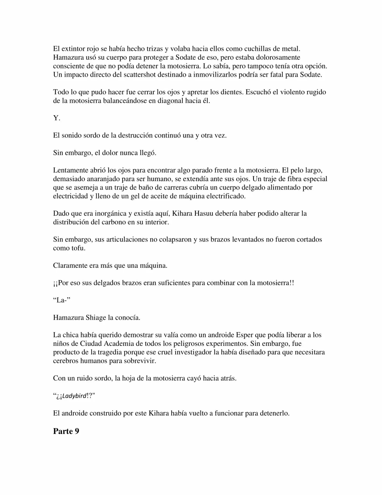 Página 45 del Manga