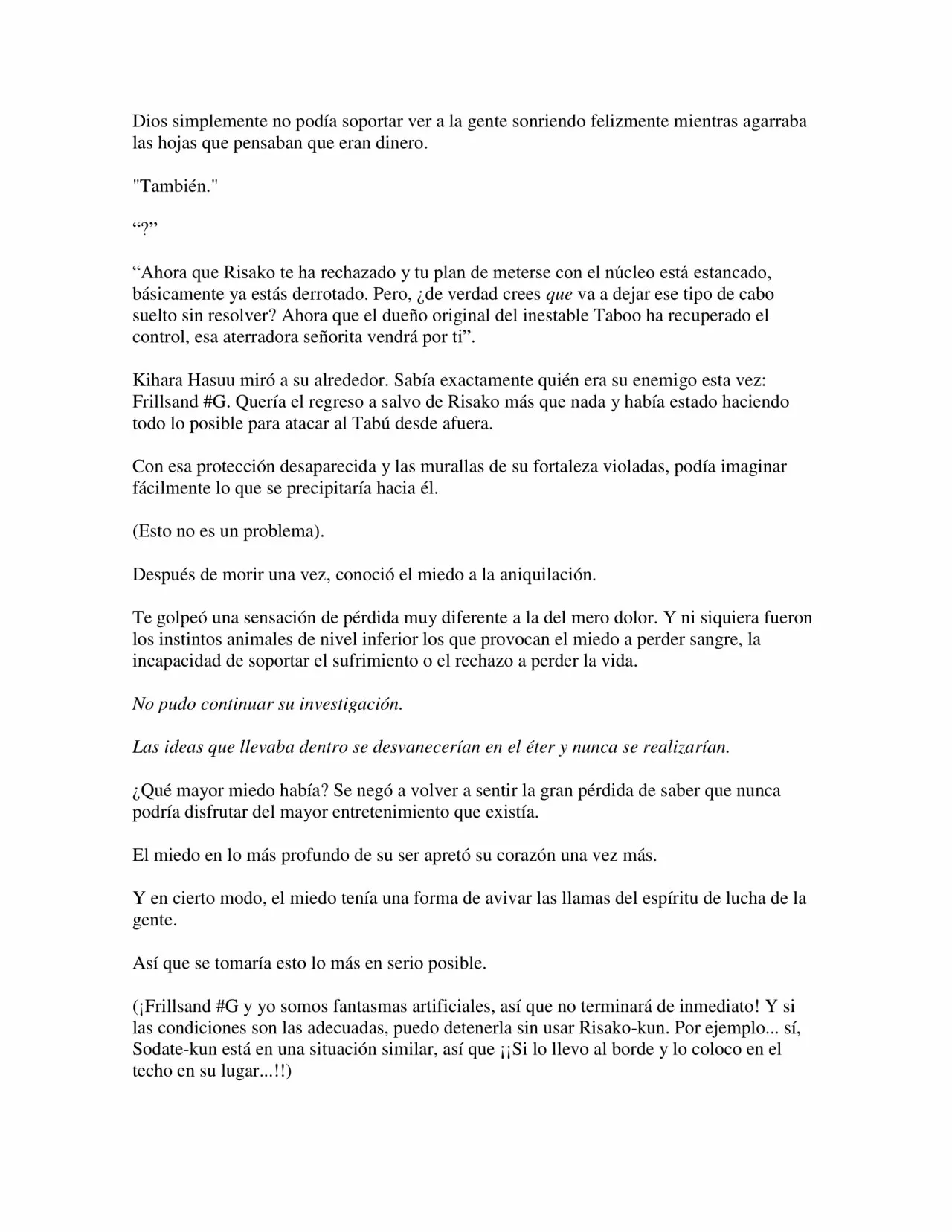 Página 58 del Manga