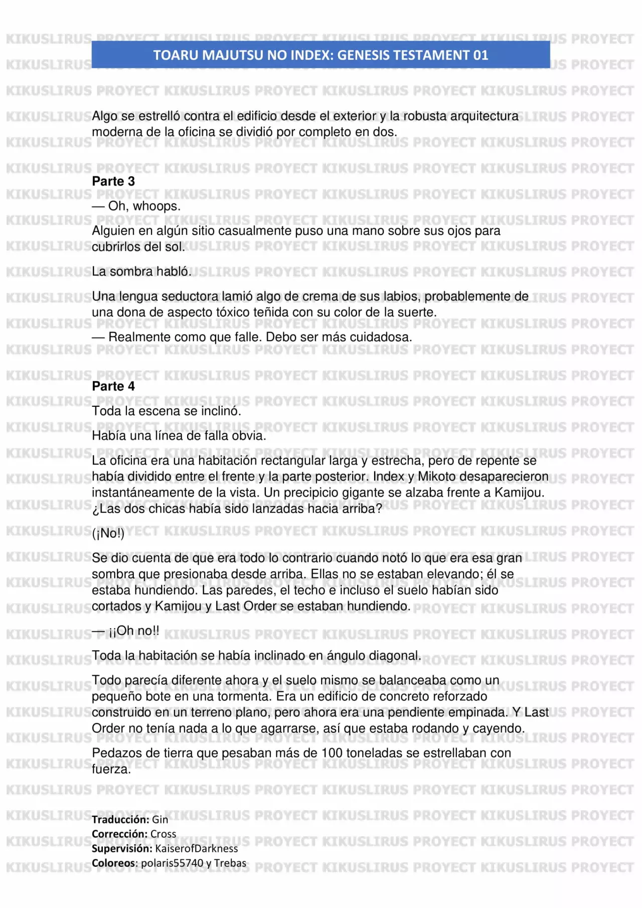 Página 14 del Manga