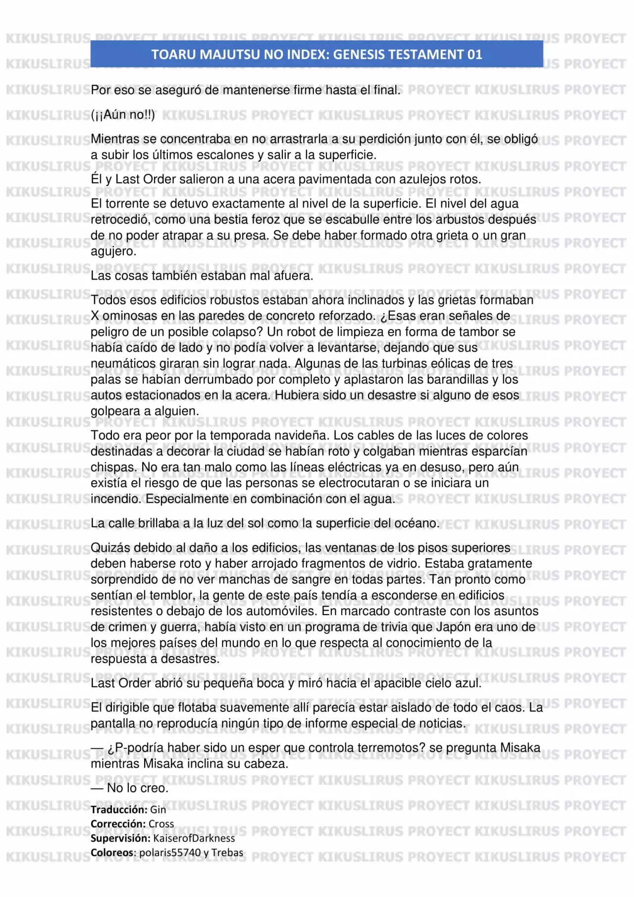 Página 21 del Manga