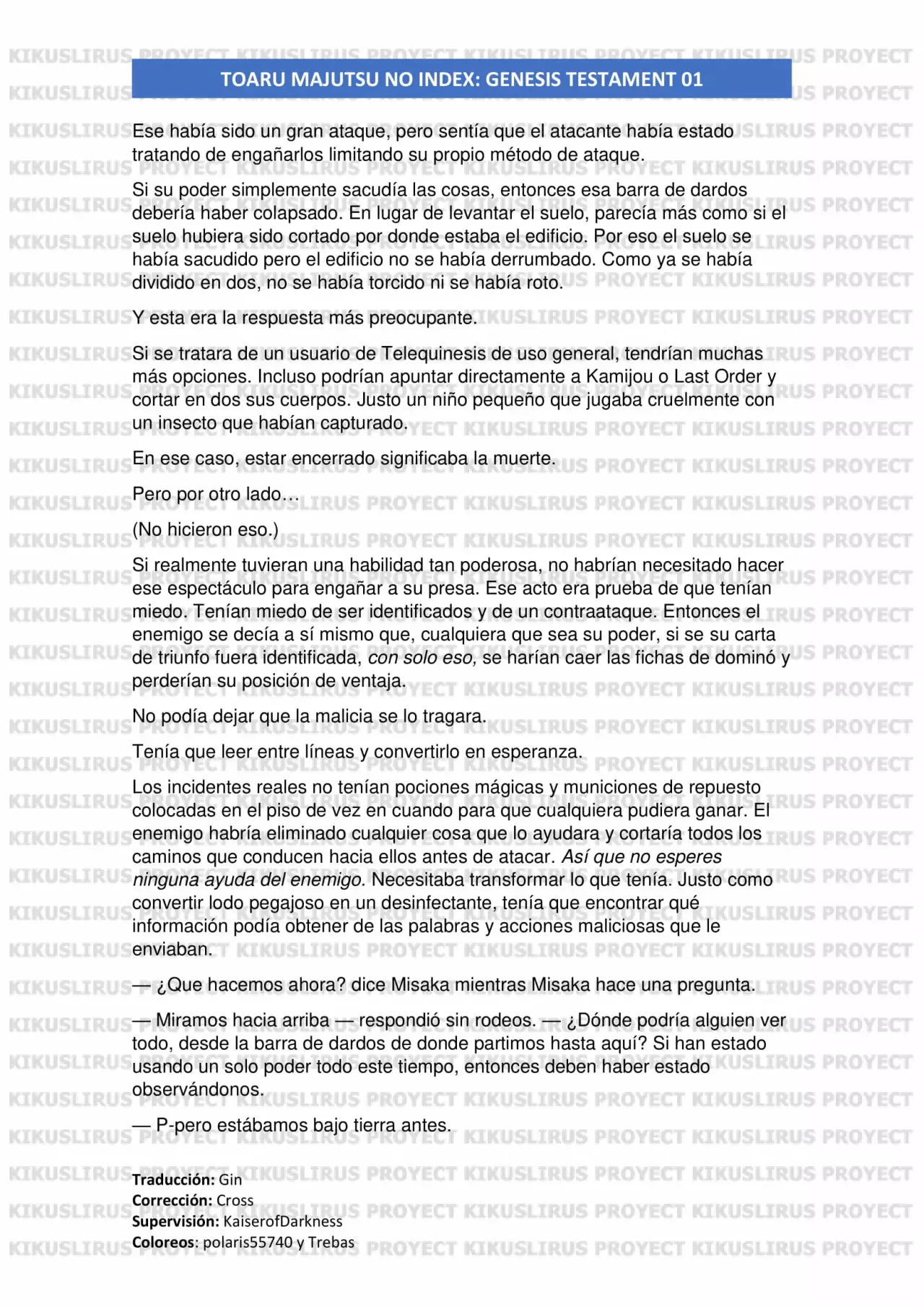 Página 22 del Manga