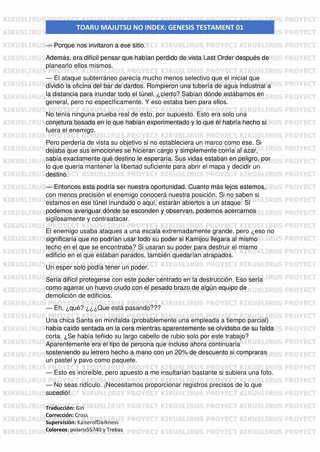 Página 23 del Manga