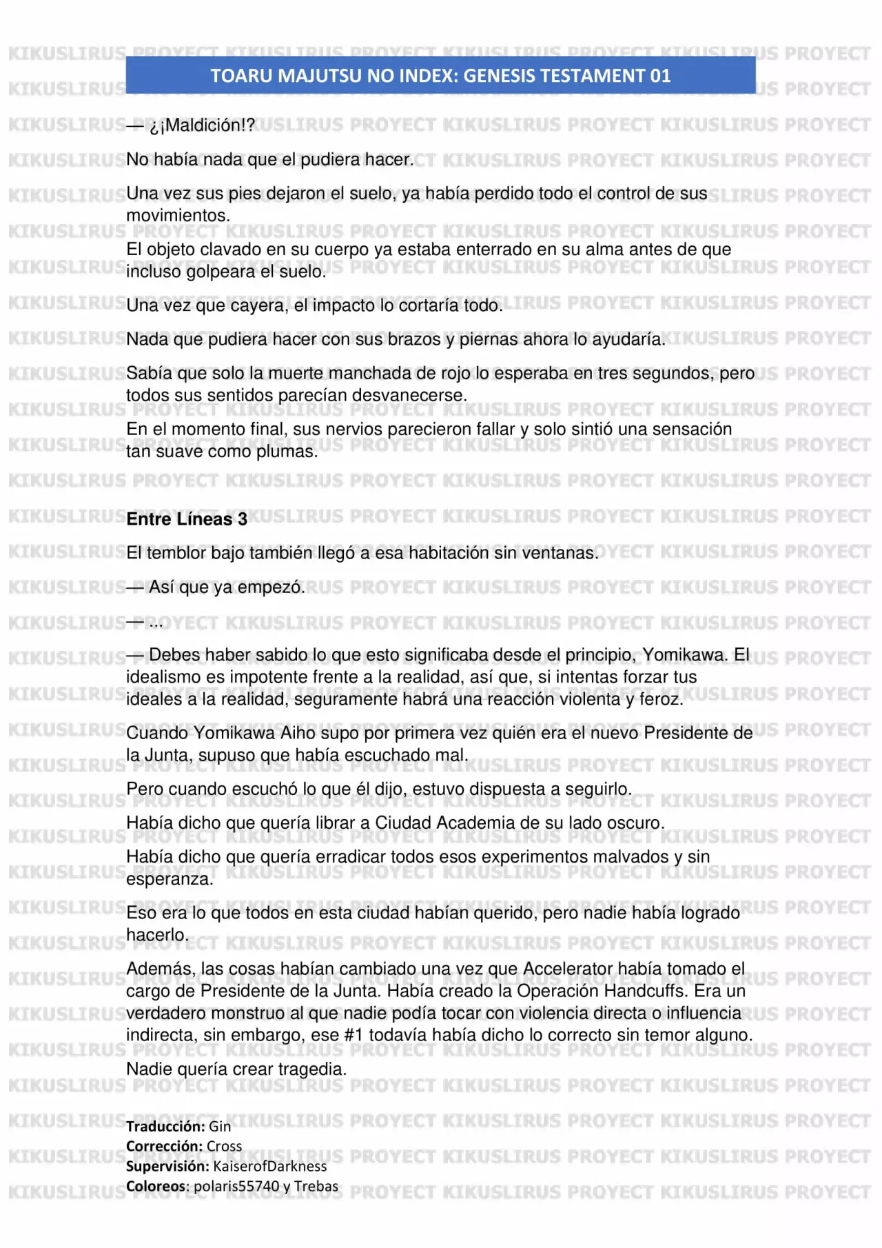 Página 27 del Manga