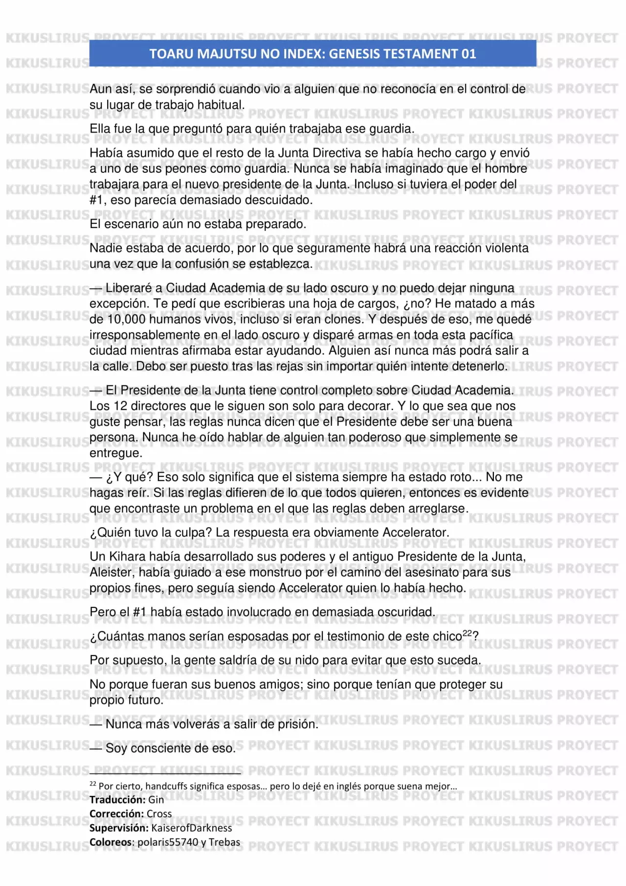 Página 29 del Manga