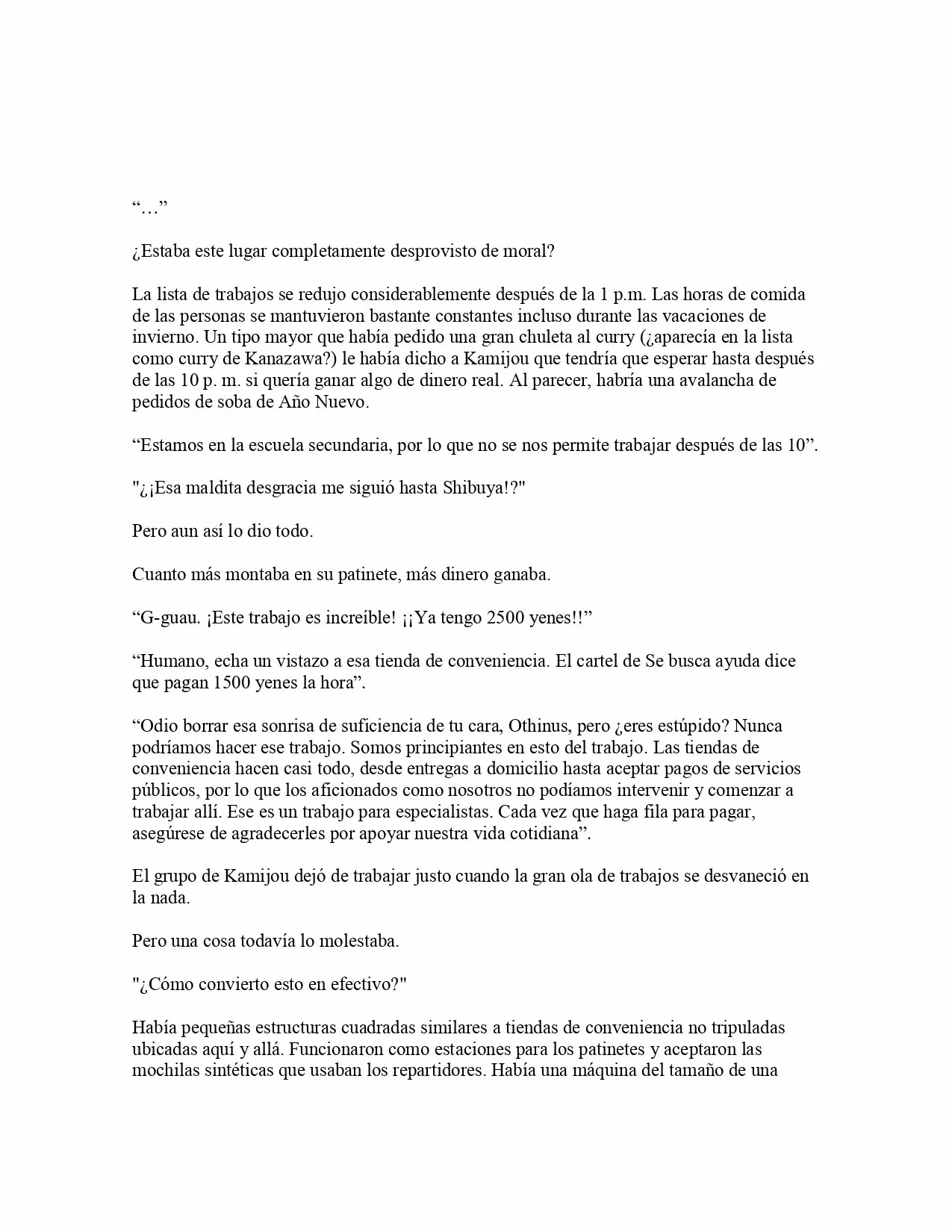 Página 18 del Manga