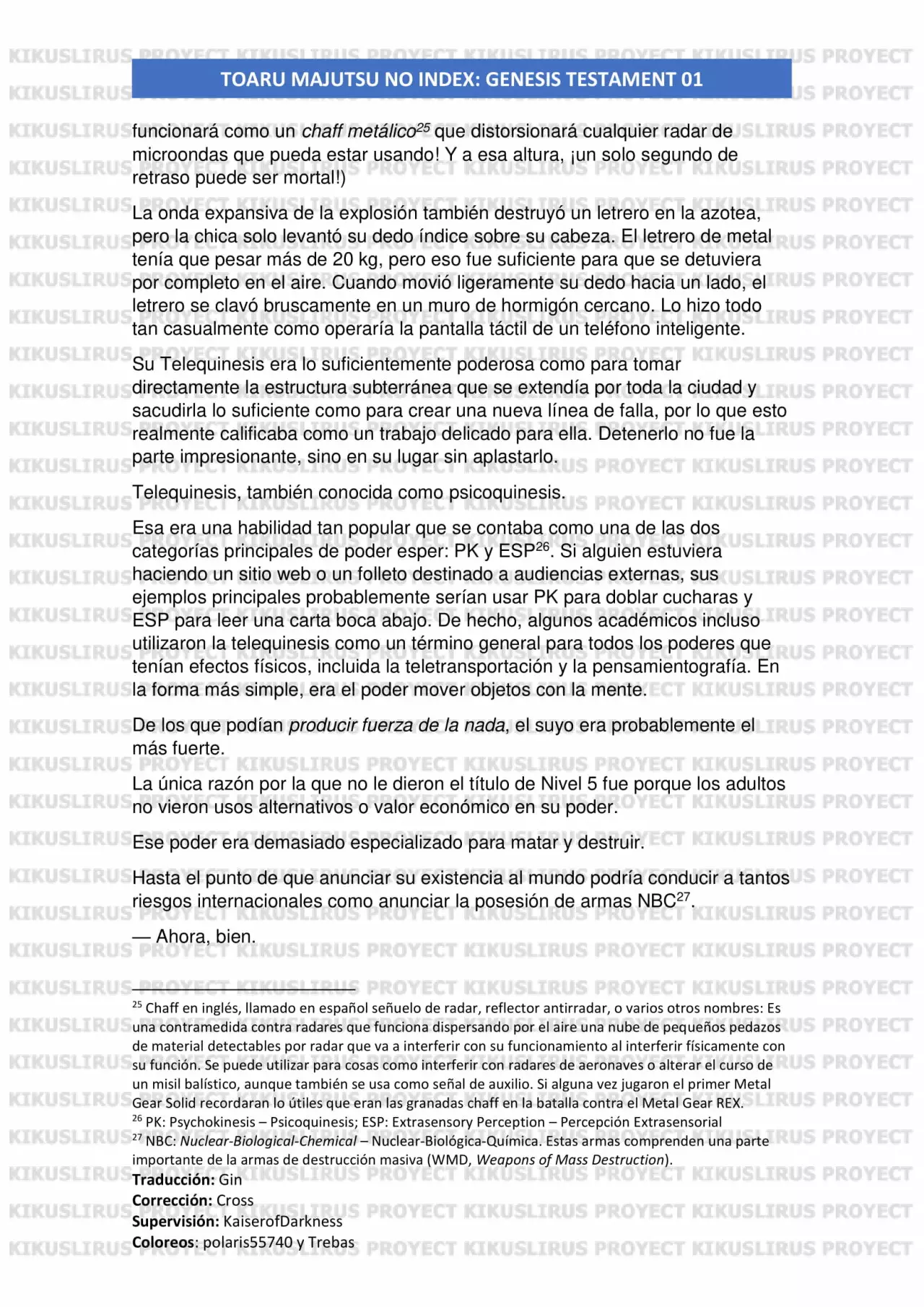 Página 15 del Manga