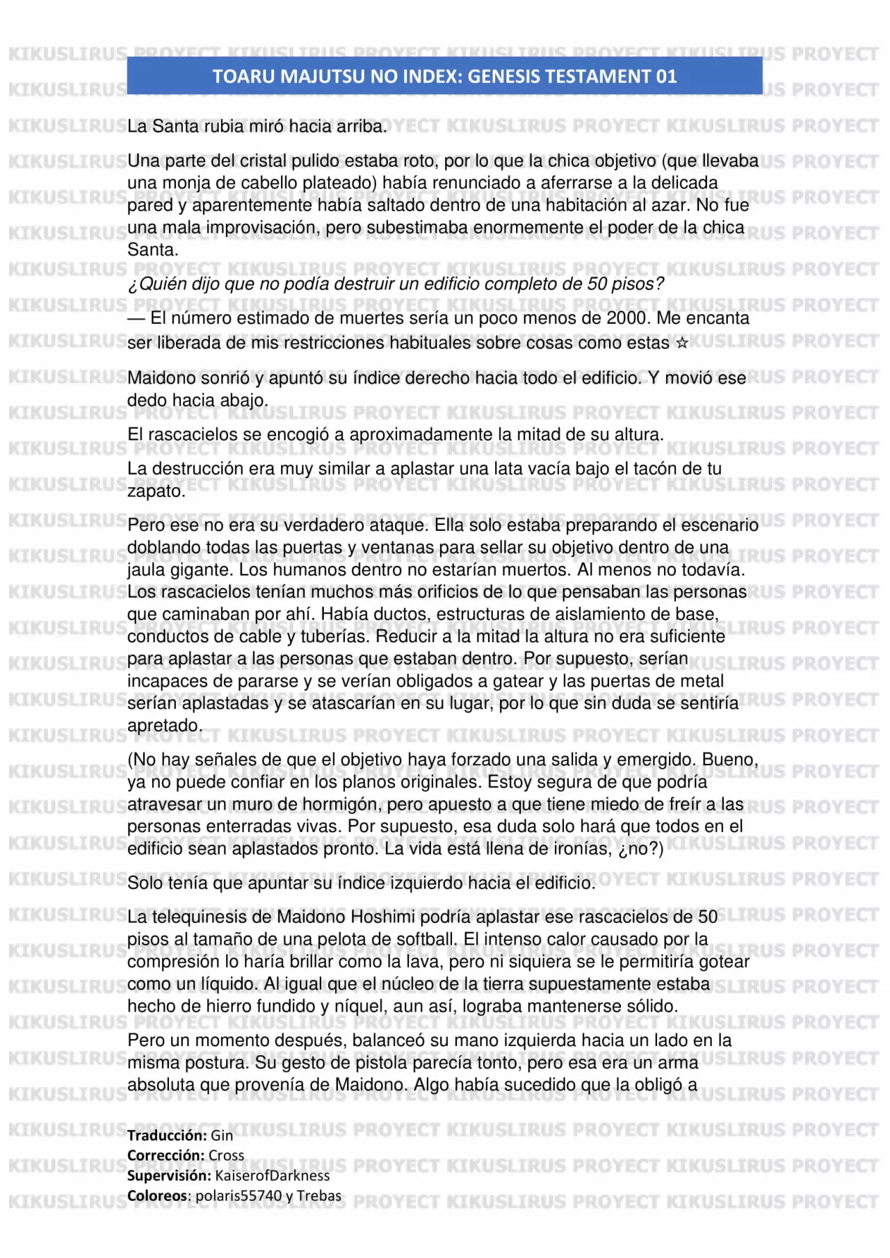 Página 16 del Manga