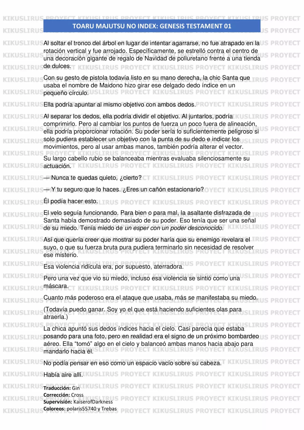 Página 21 del Manga