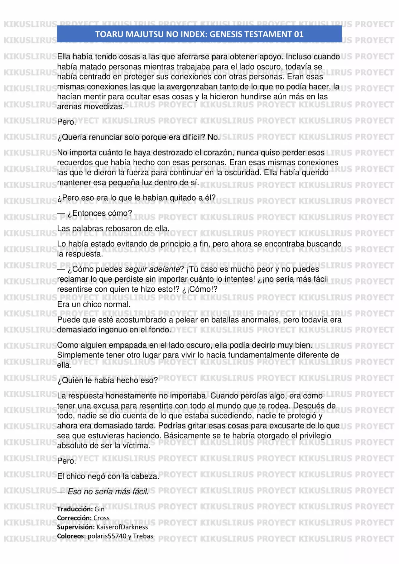 Página 33 del Manga