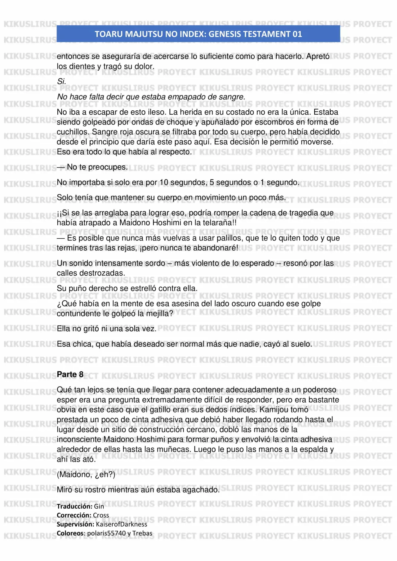 Página 39 del Manga