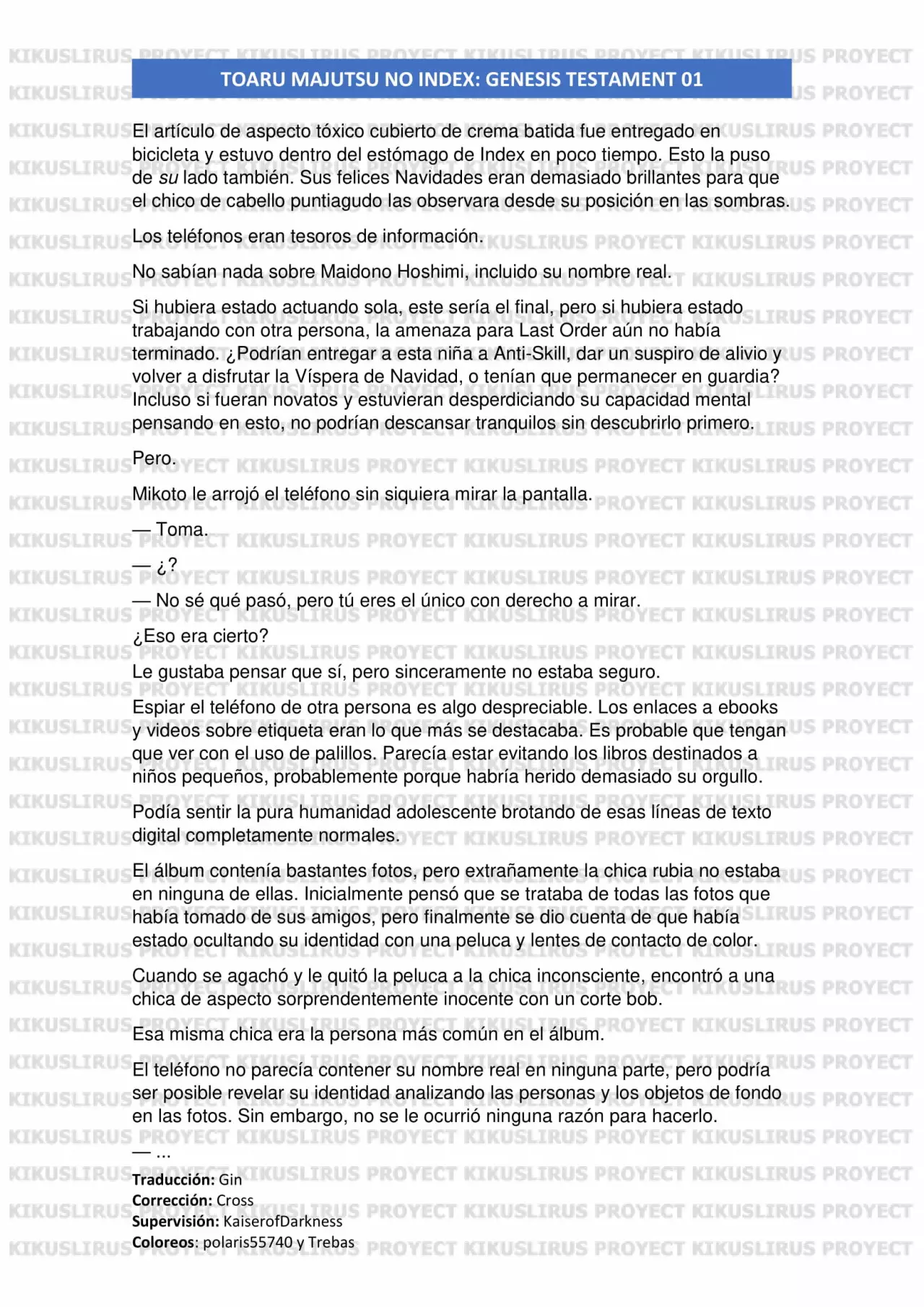 Página 43 del Manga