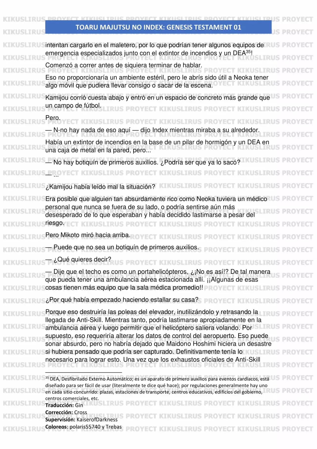 Página 63 del Manga