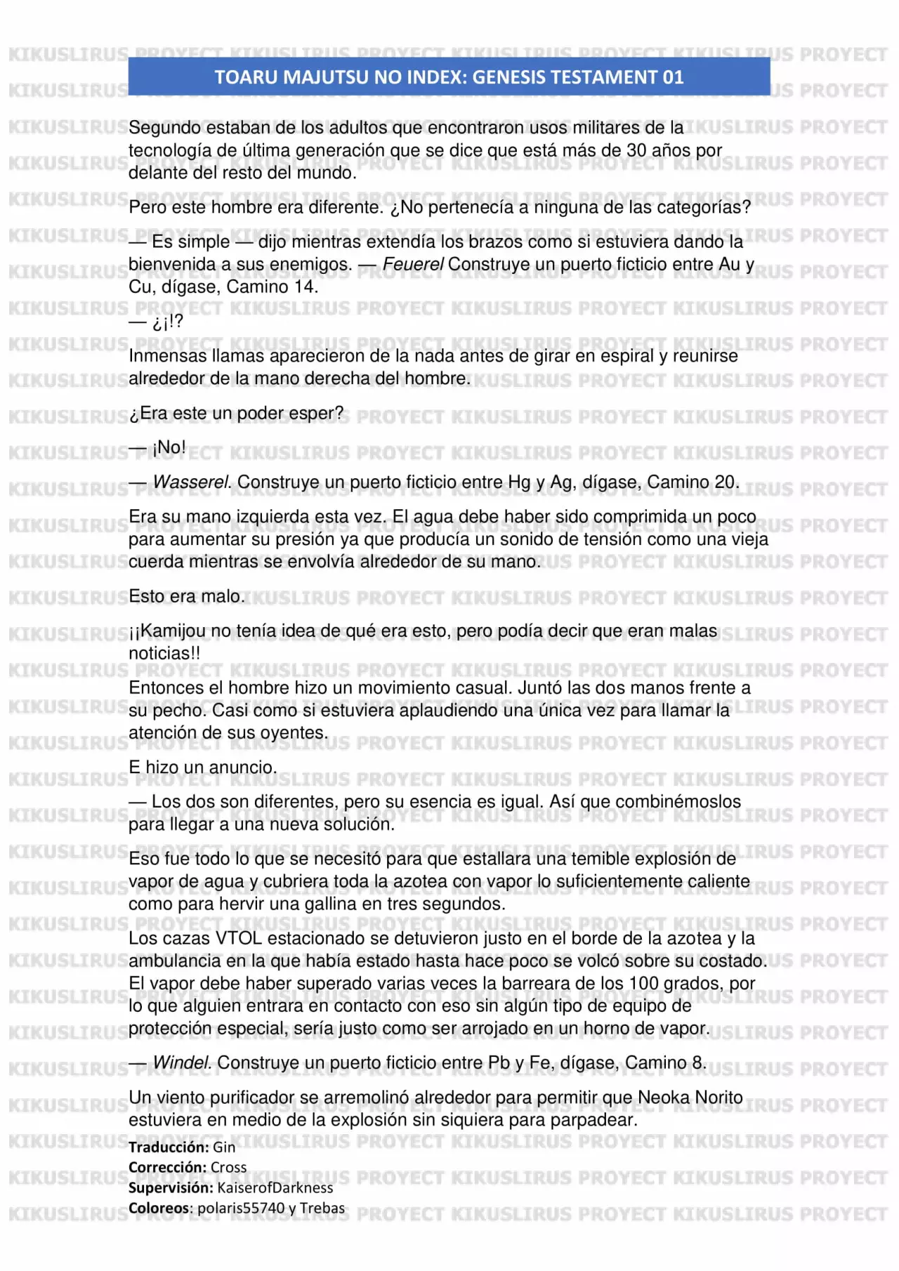 Página 69 del Manga