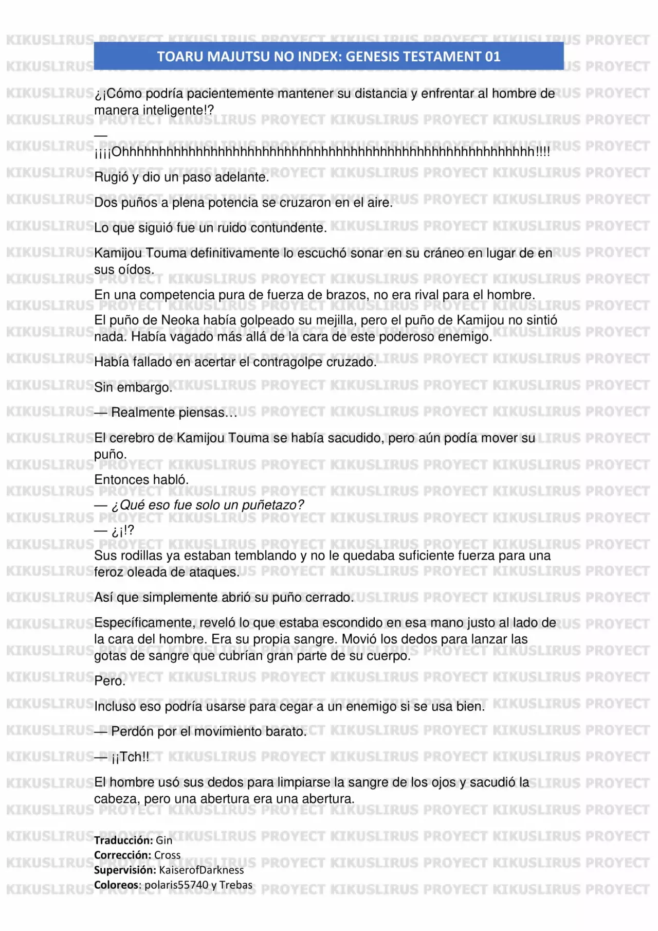 Página 20 del Manga