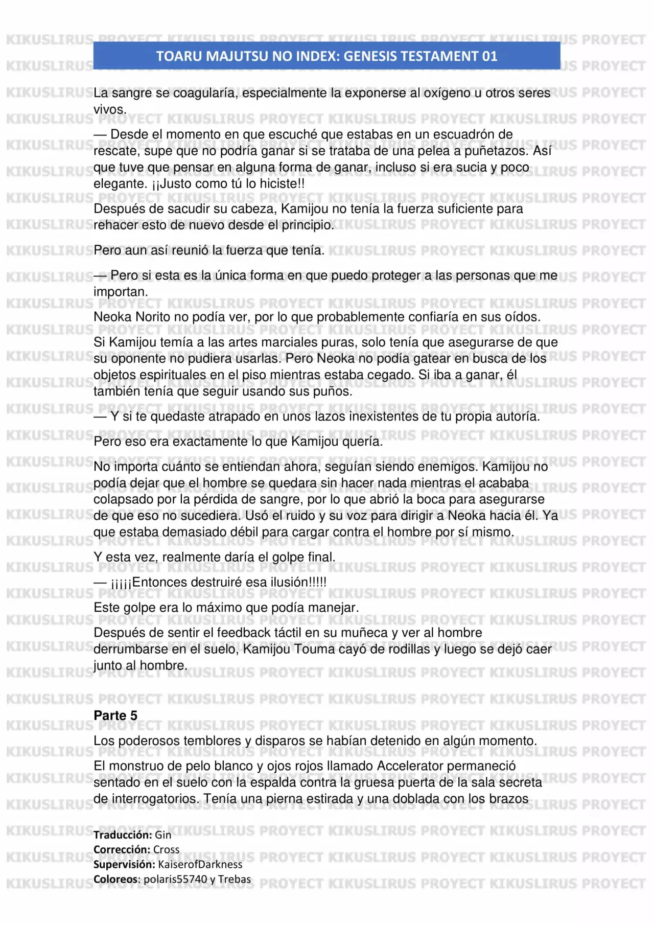 Página 21 del Manga