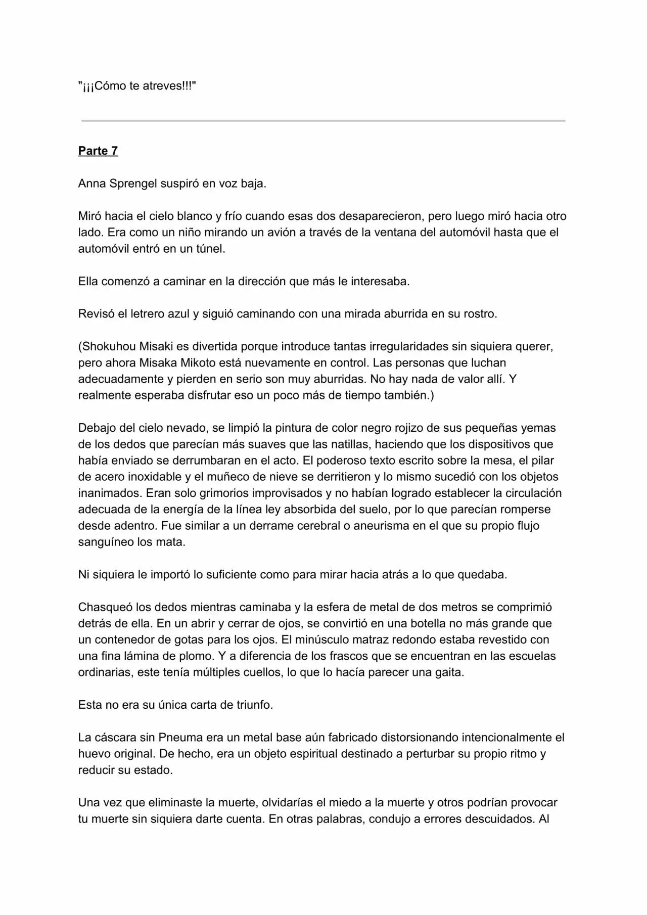 Página 31 del Manga