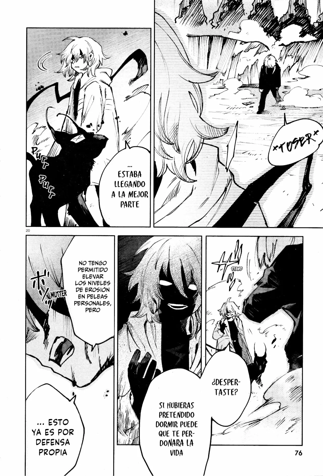 Página 20 del Manga