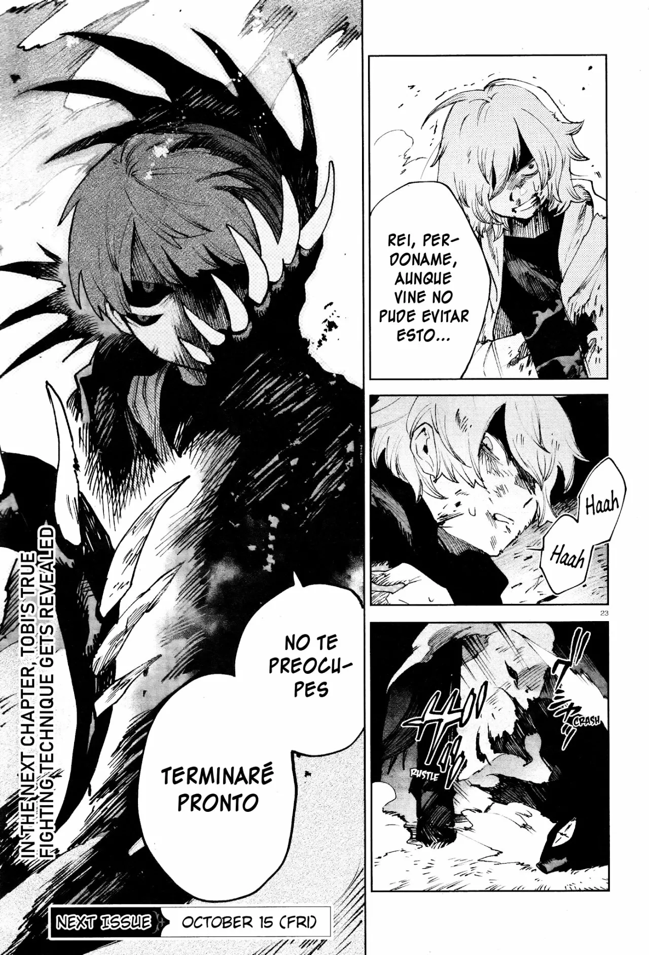Página 23 del Manga