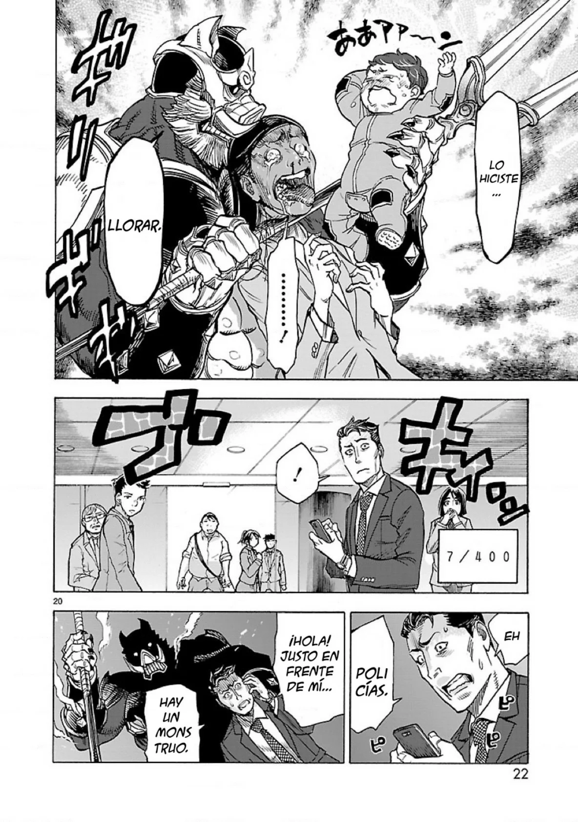 Página 22 del Manga