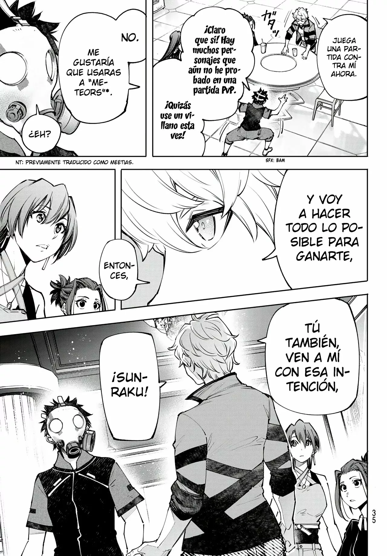 Página 21 del Manga