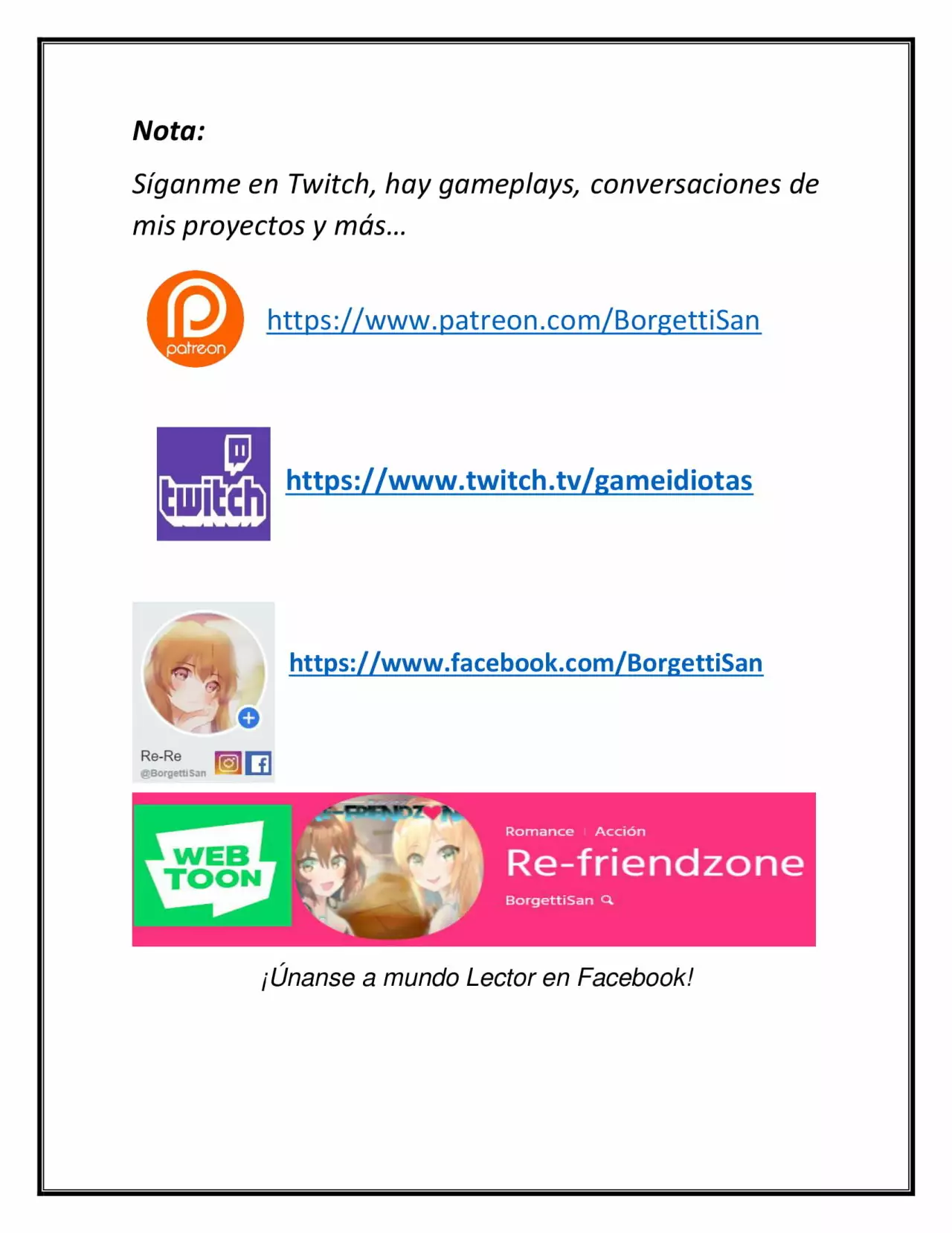 Página 20 del Manga