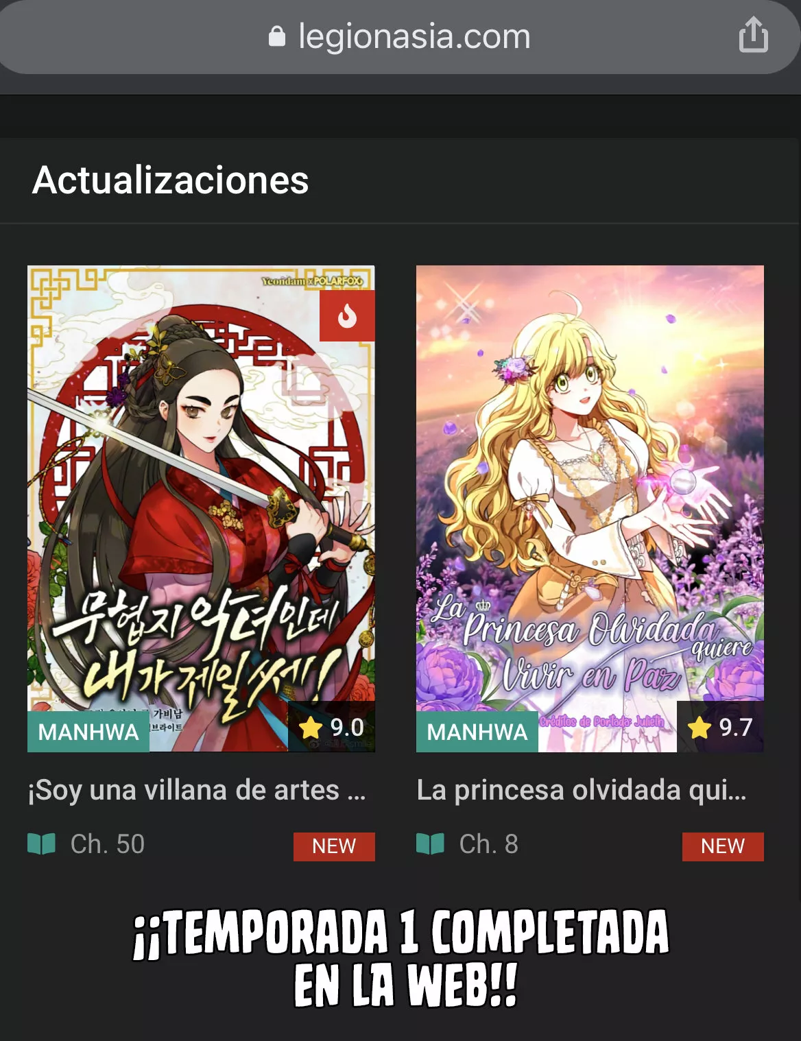 Página 23 del Manga