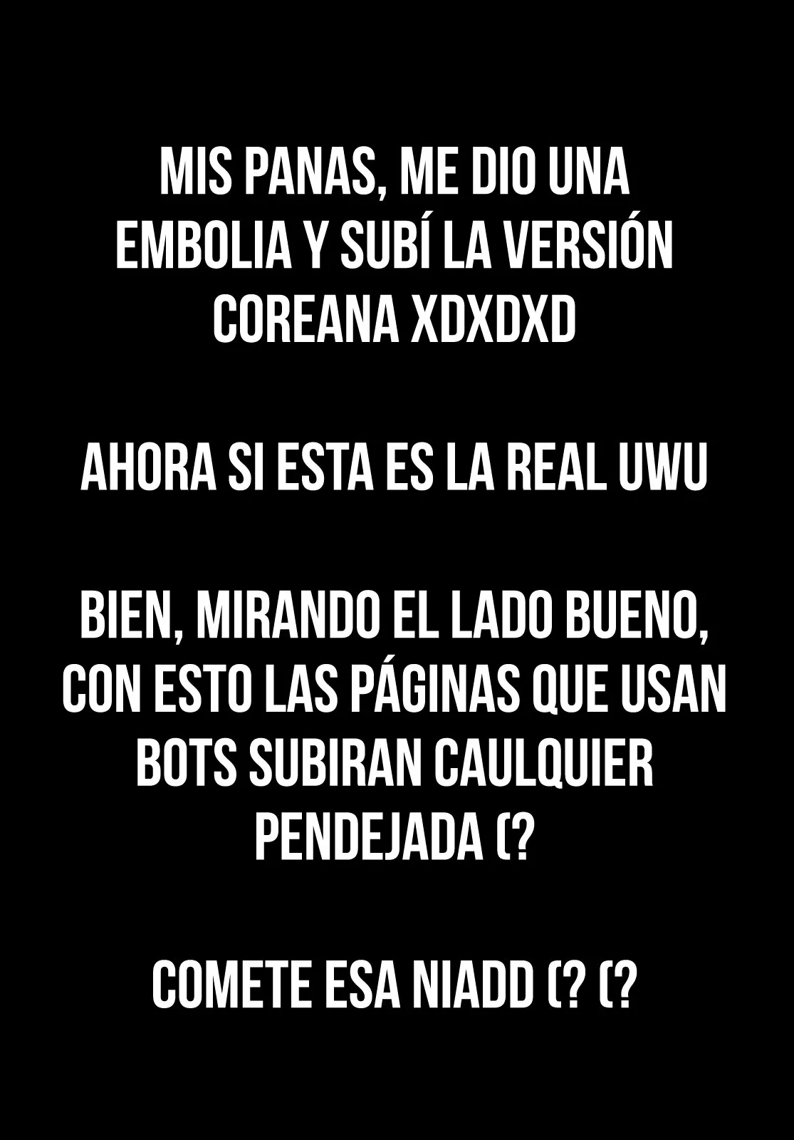 Página 1 del Manga