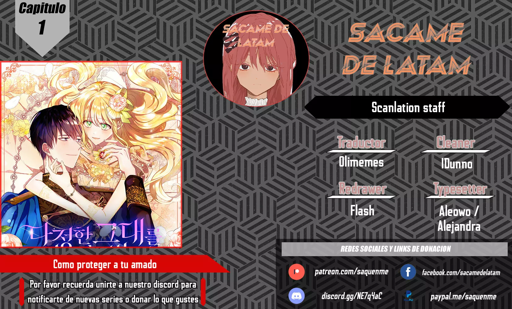 Página 1 del Manga