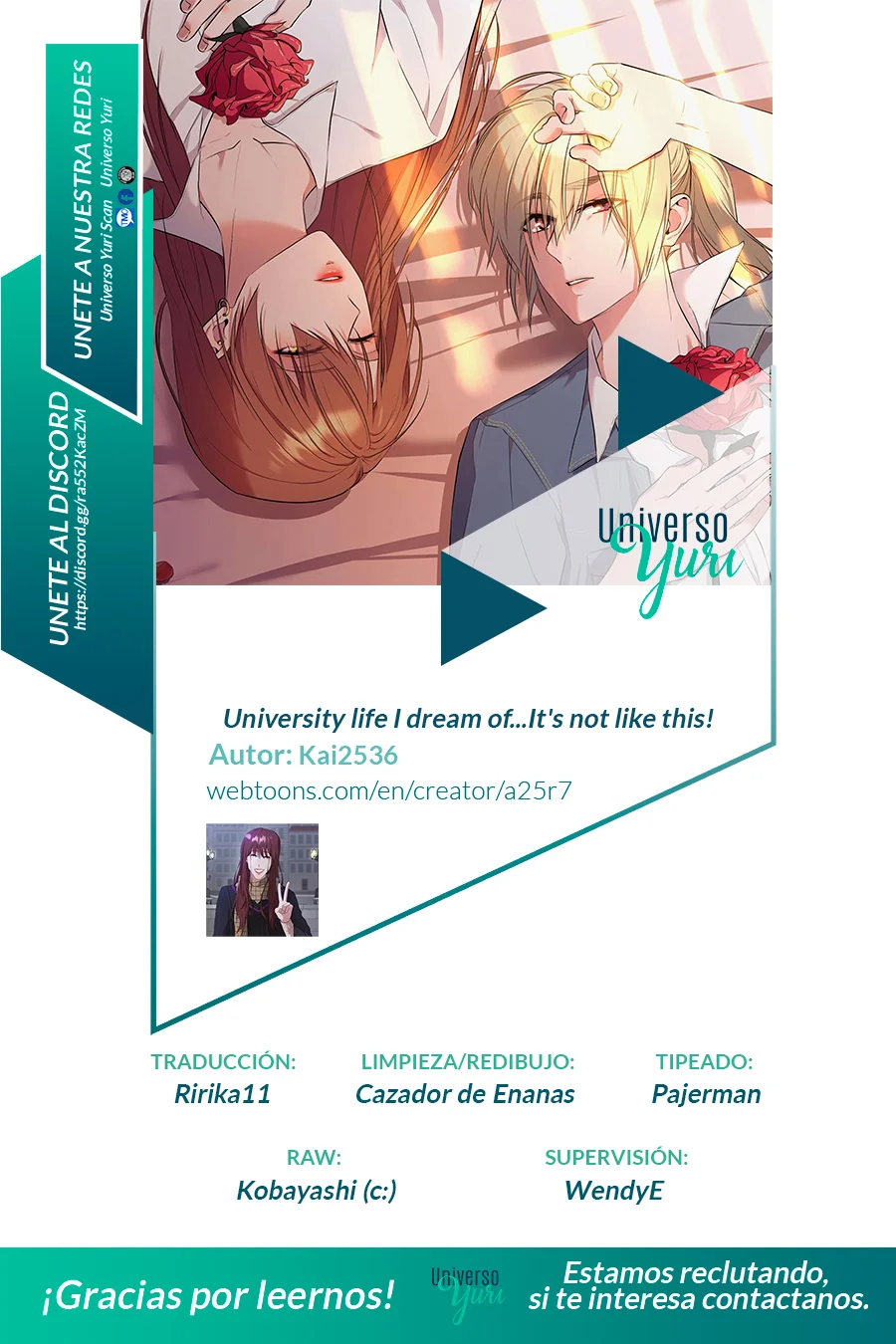 Página 1 del Manga