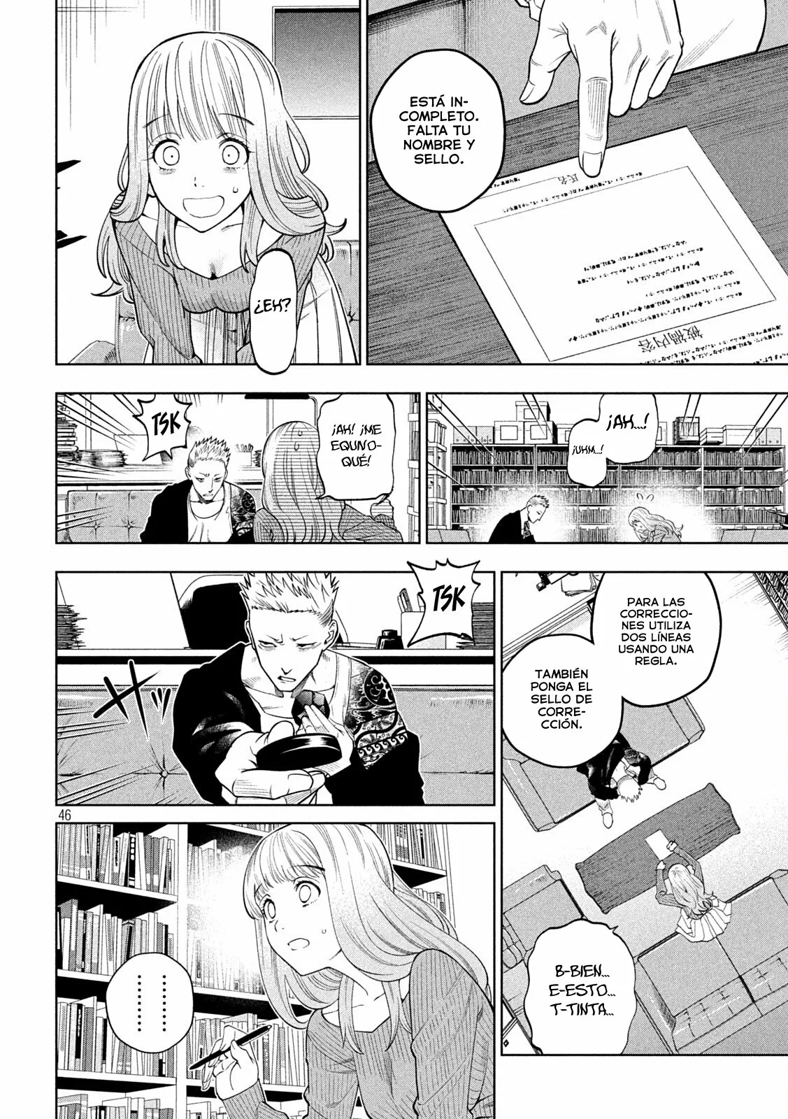 Página 45 del Manga