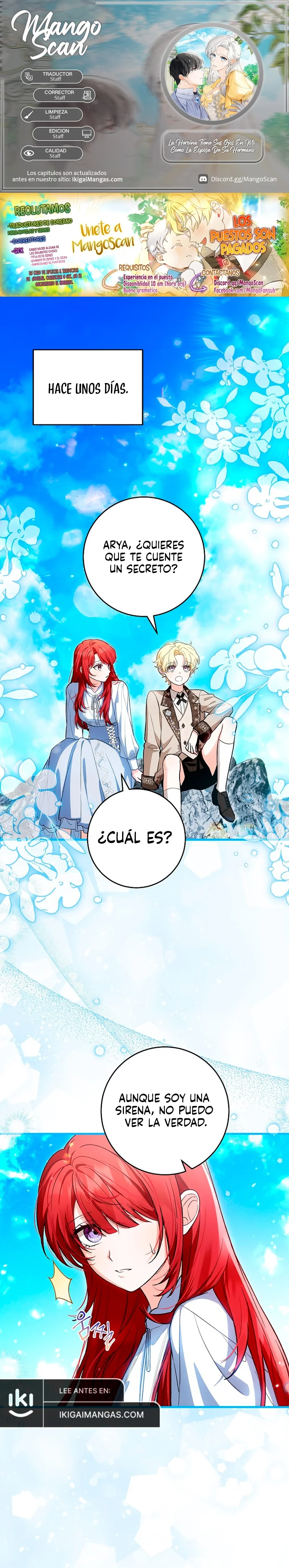 Página 1 del Manga