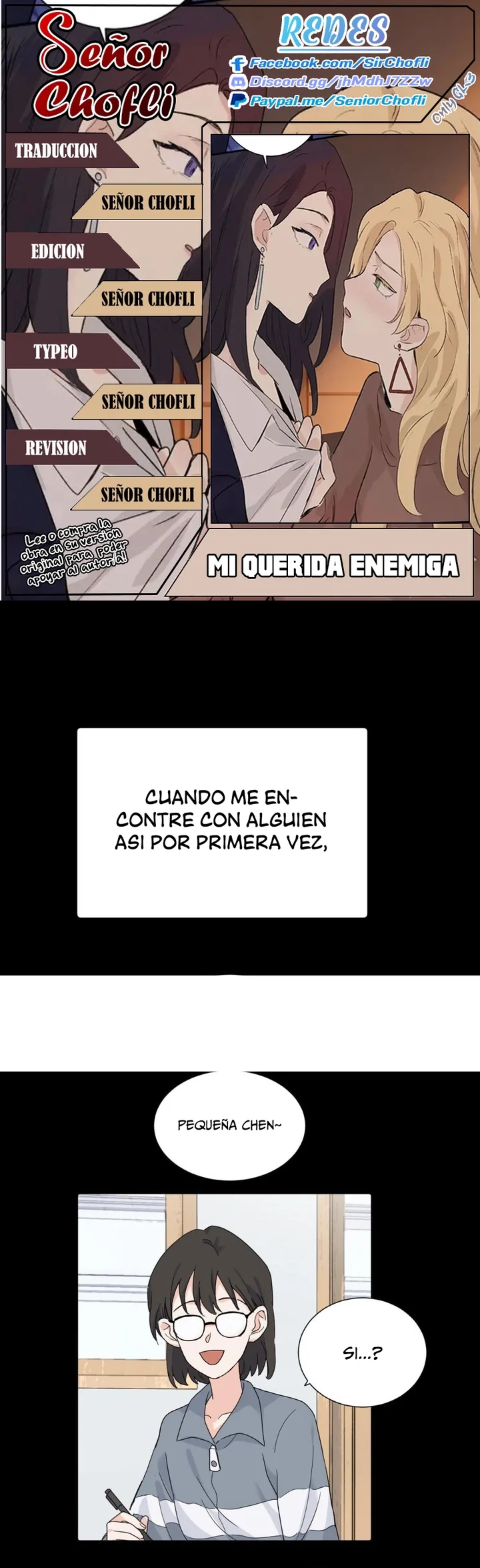 Página 1 del Manga