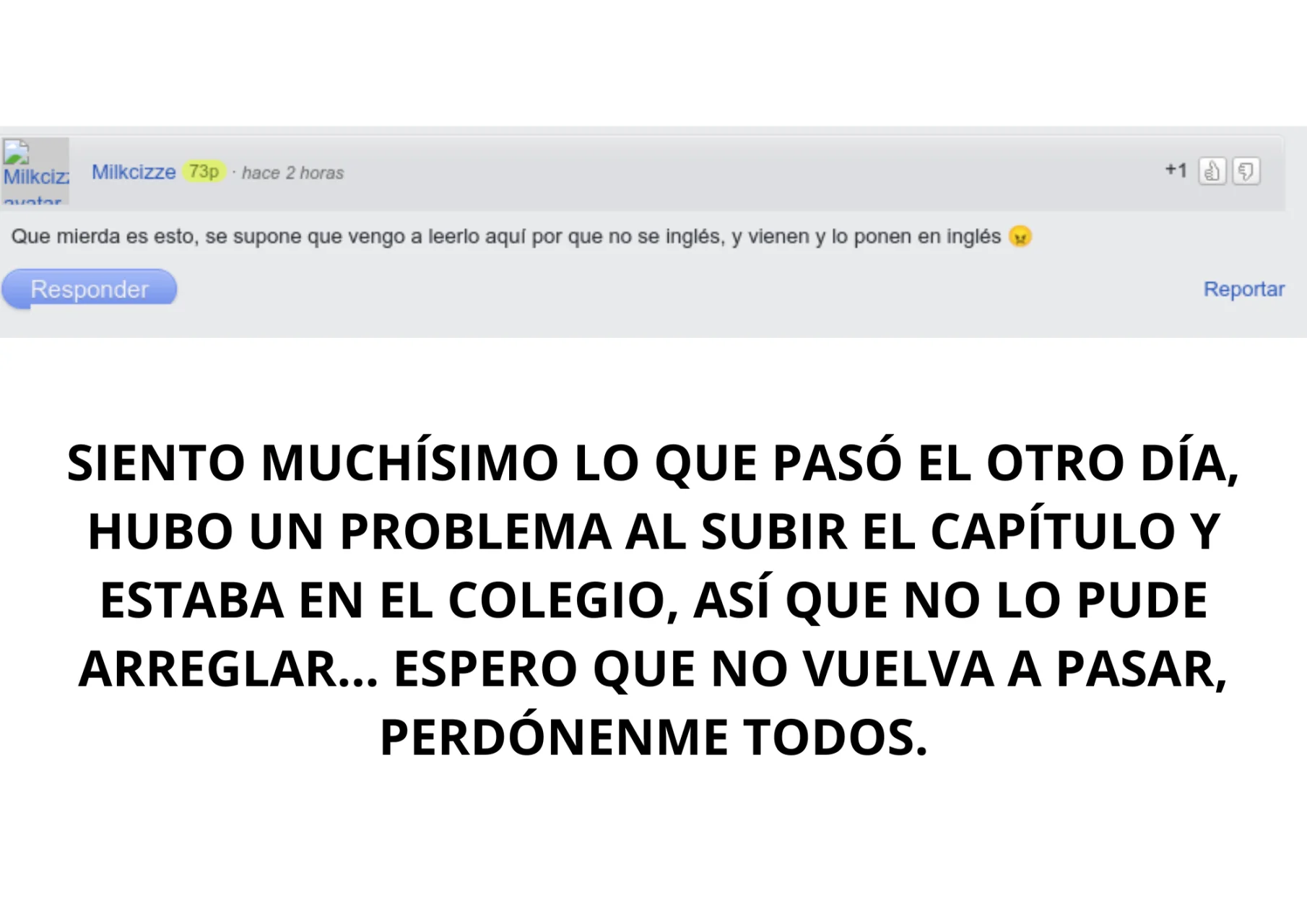 Página 1 del Manga