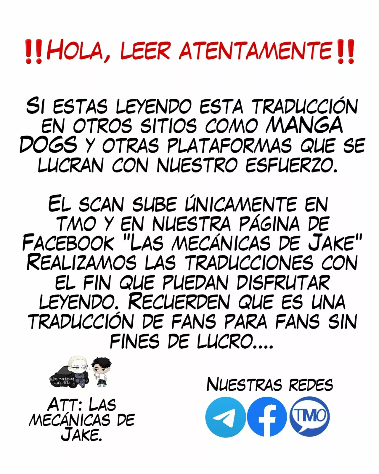 Página 1 del Manga