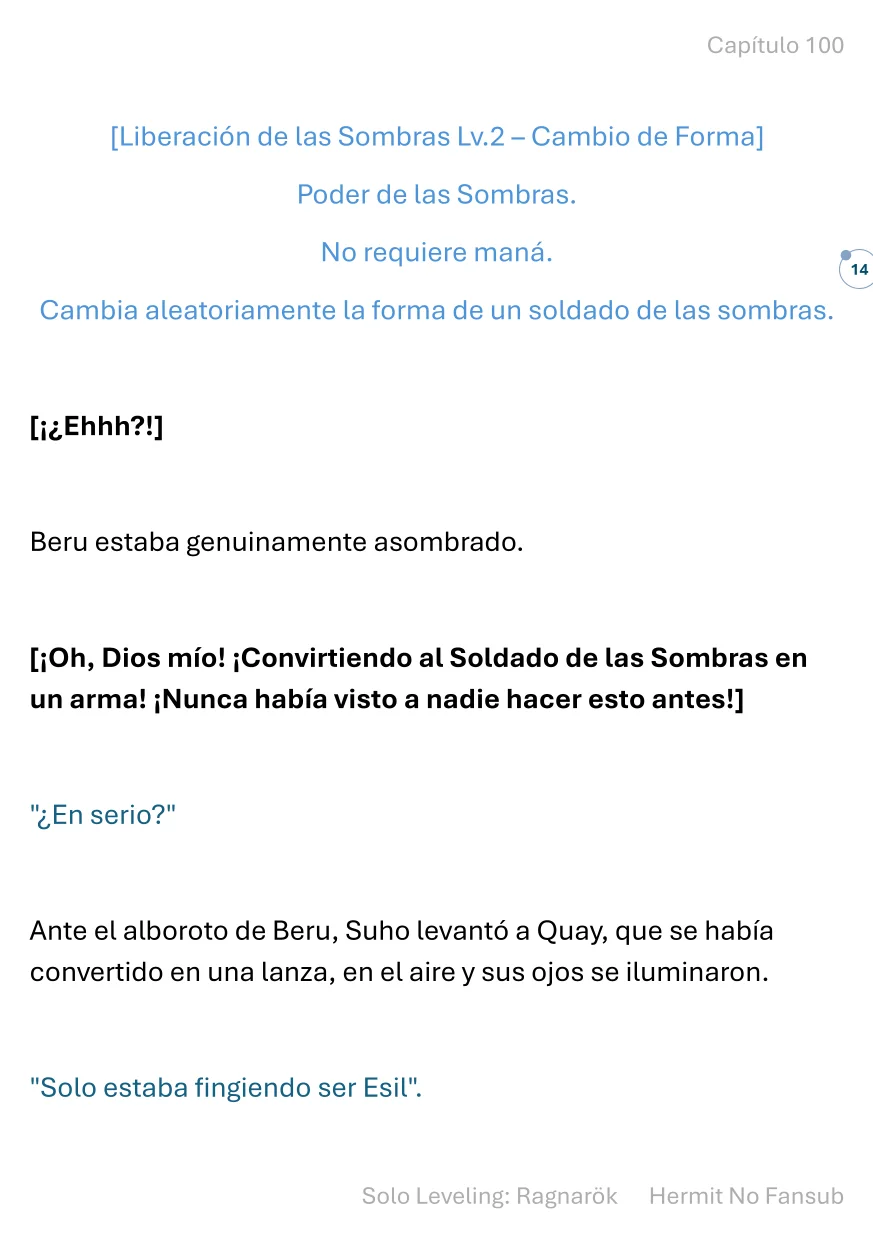 Página 15 del Manga