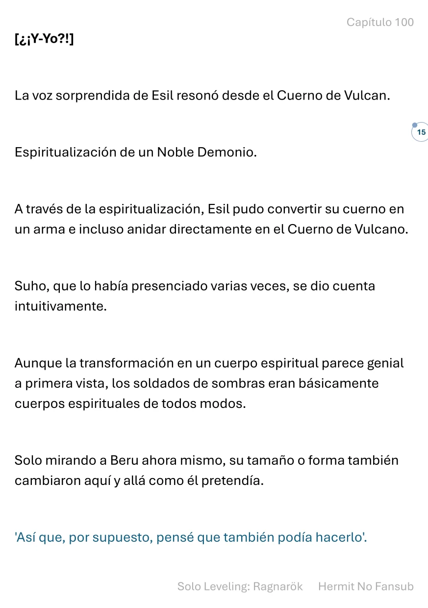 Página 16 del Manga