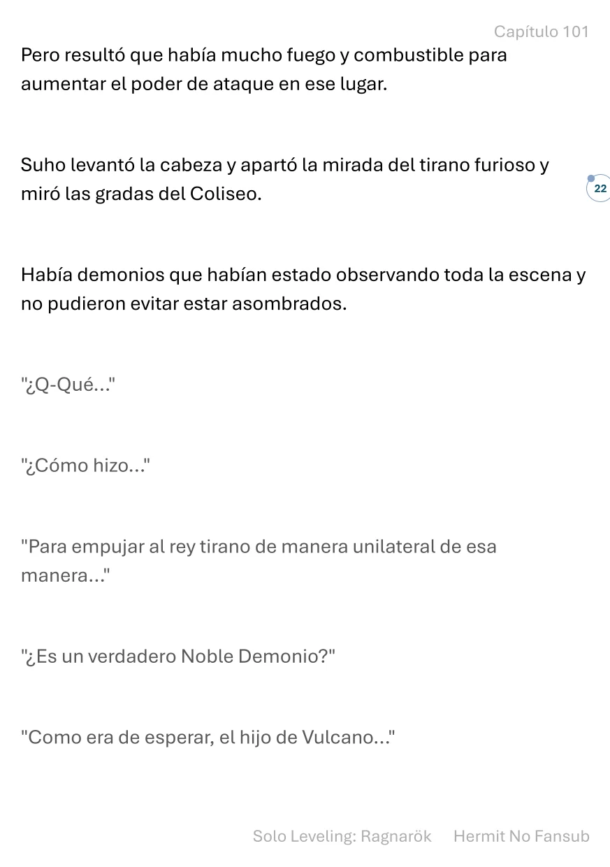 Página 23 del Manga