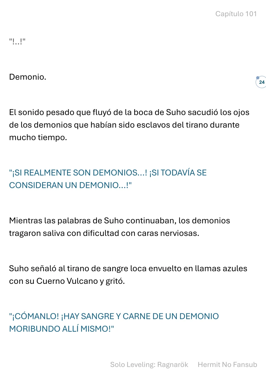 Página 25 del Manga