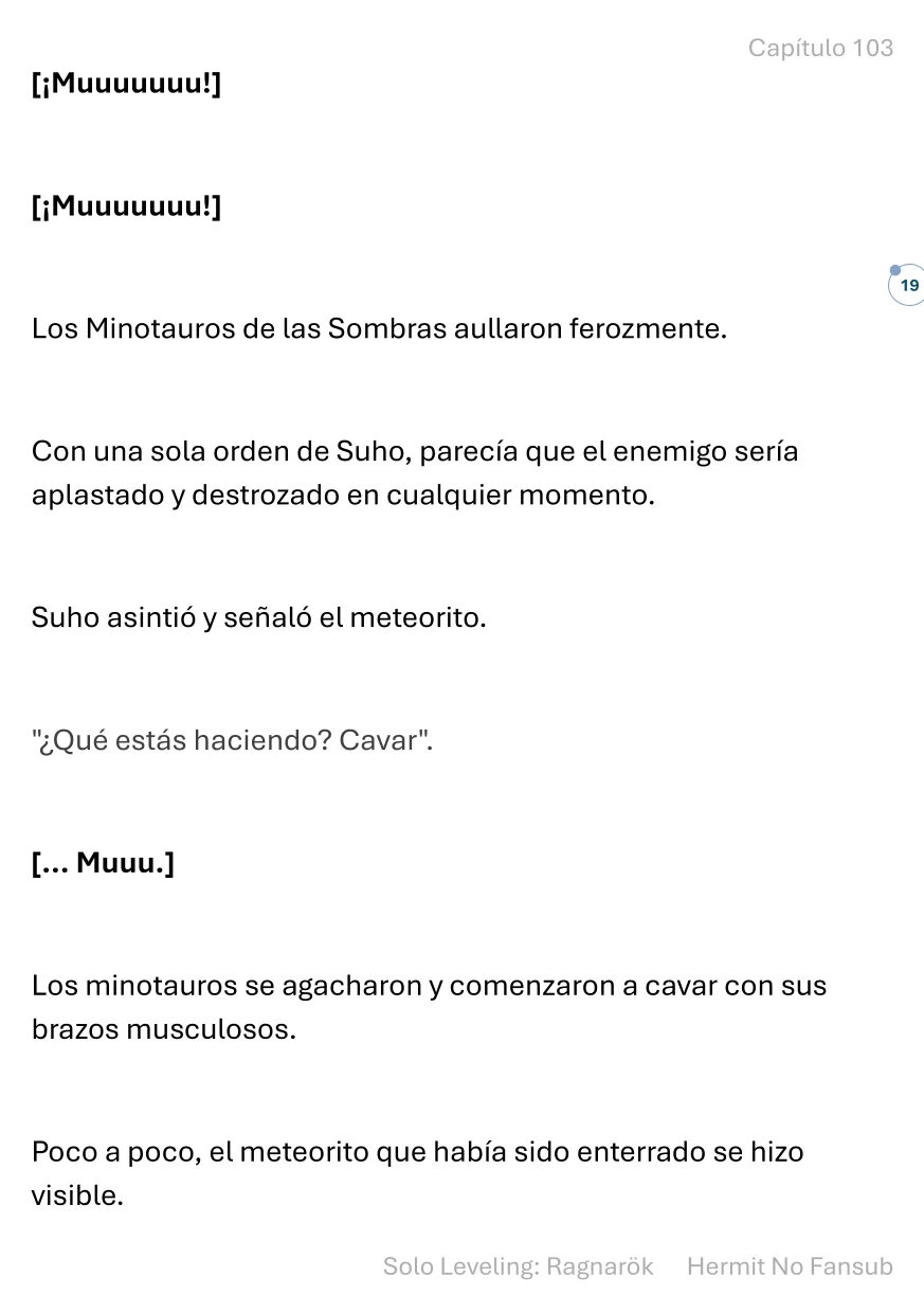 Página 20 del Manga