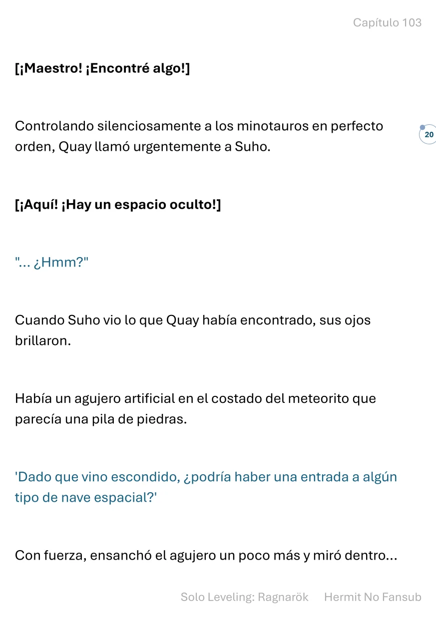 Página 21 del Manga