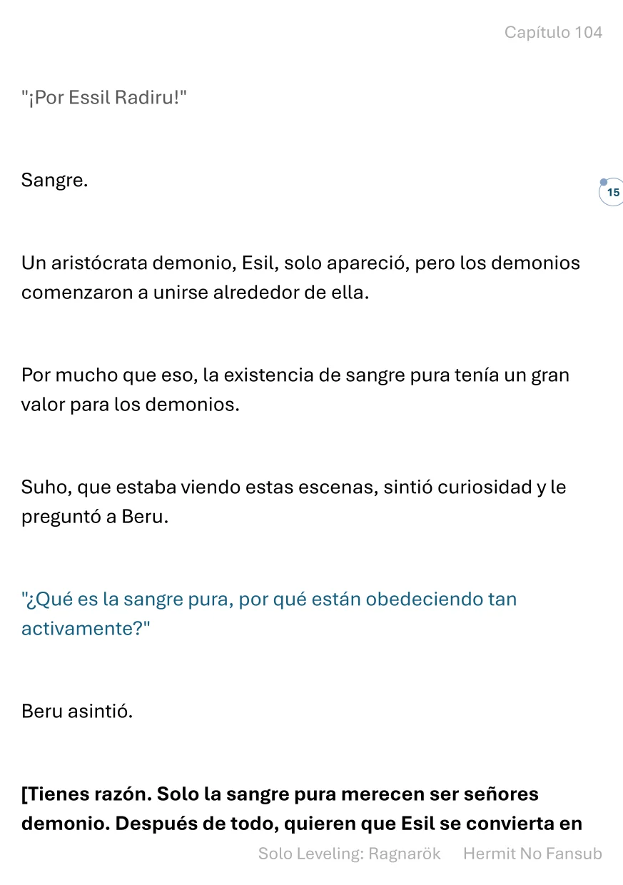 Página 16 del Manga