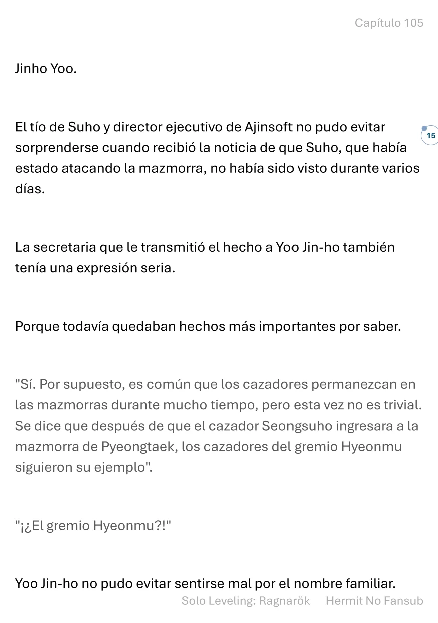 Página 16 del Manga