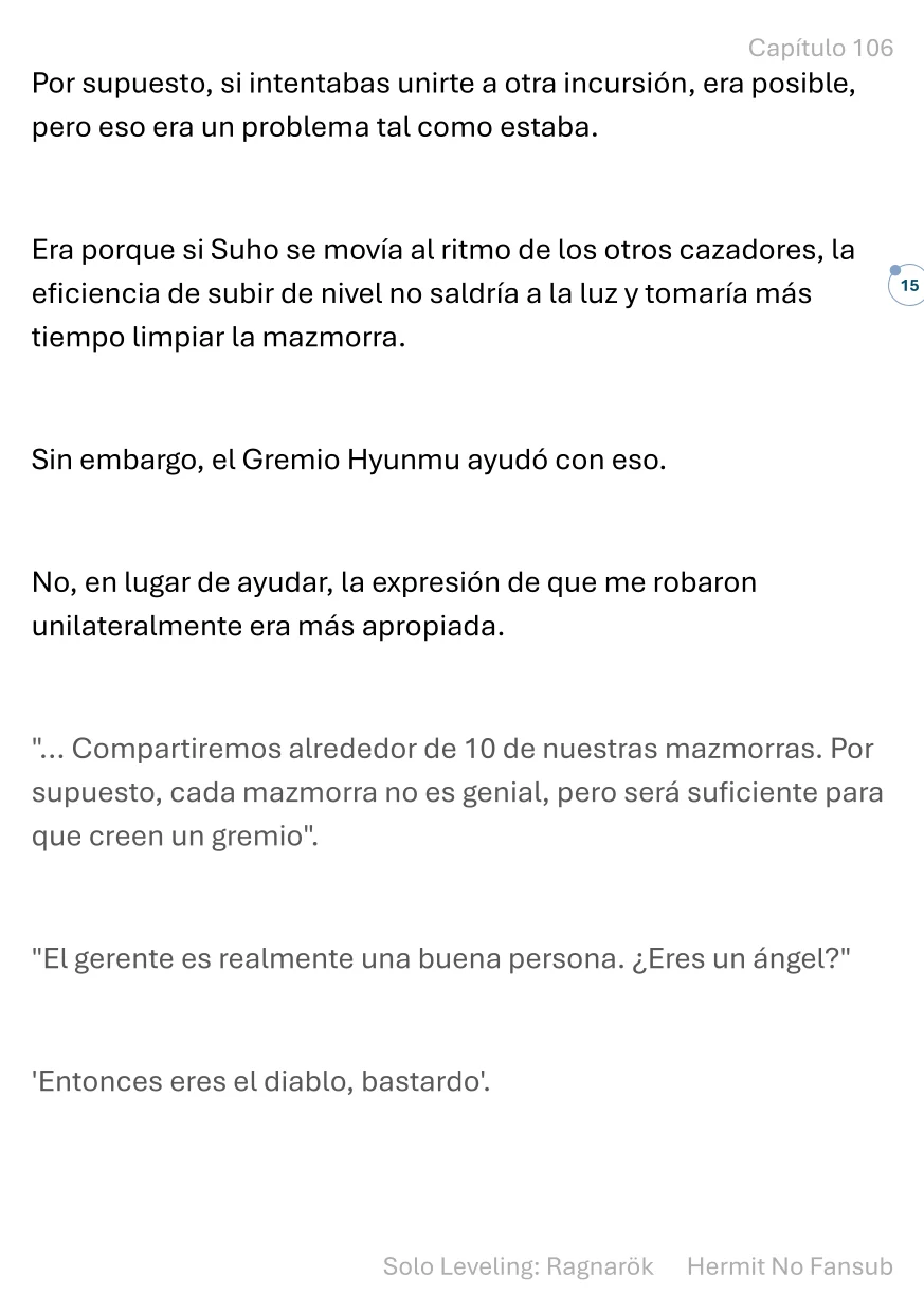 Página 16 del Manga