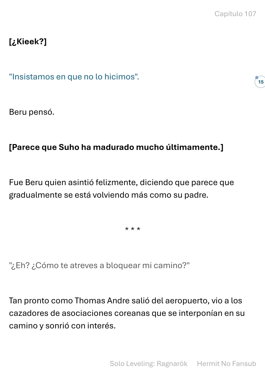 Página 16 del Manga