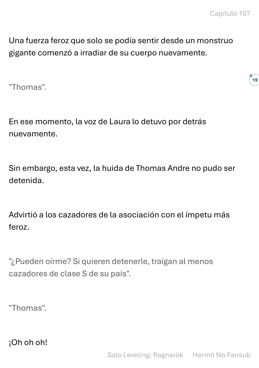 Página 20 del Manga