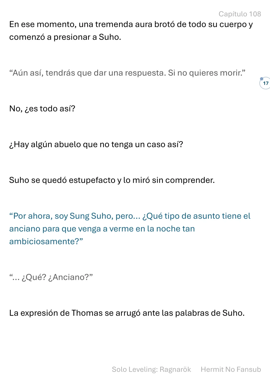 Página 18 del Manga