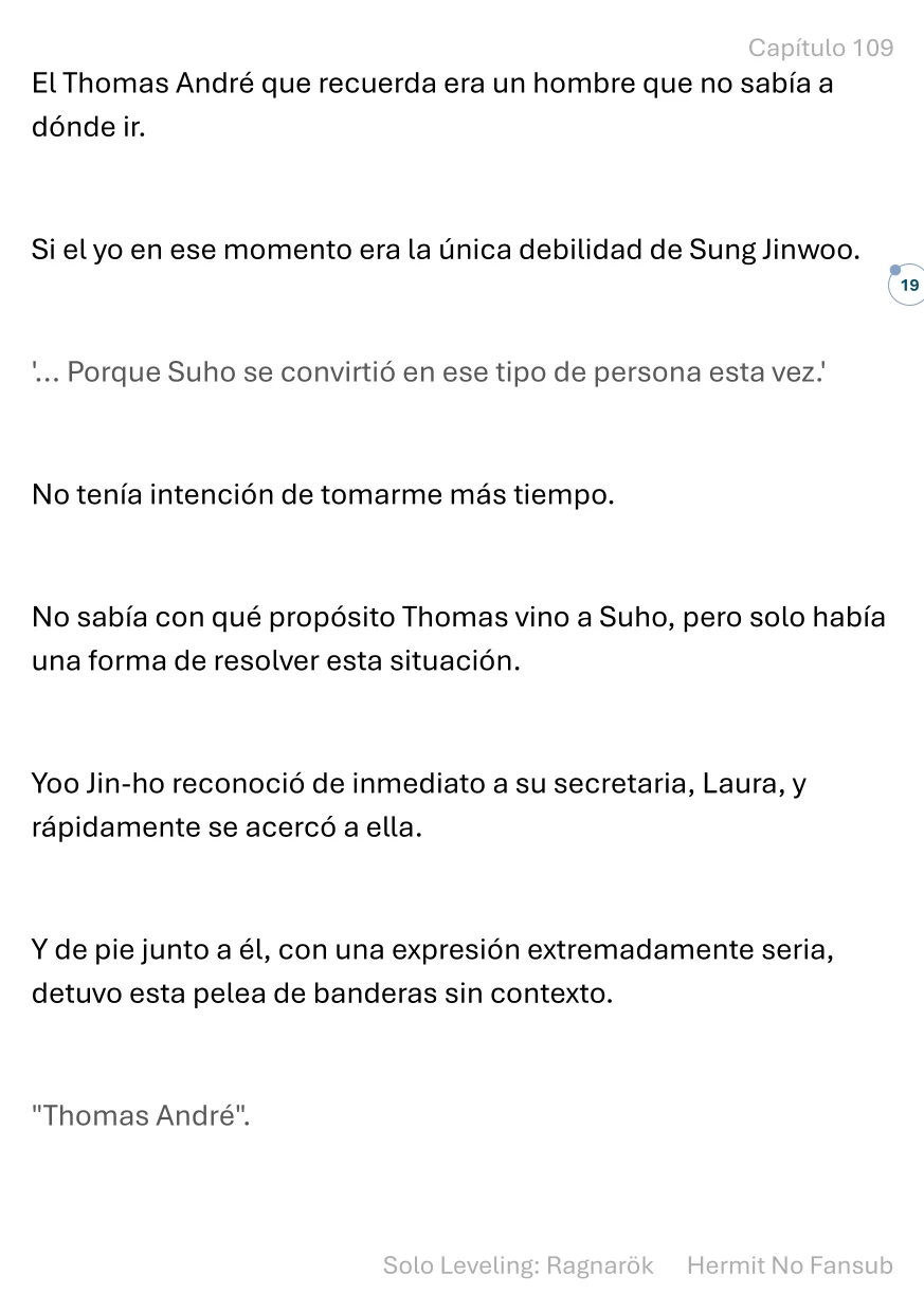 Página 20 del Manga