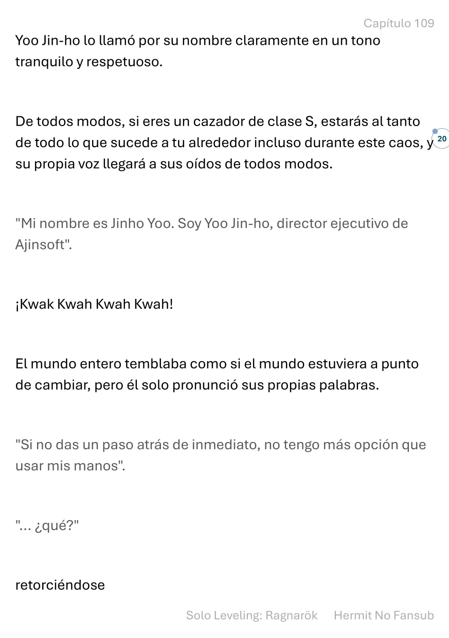 Página 21 del Manga