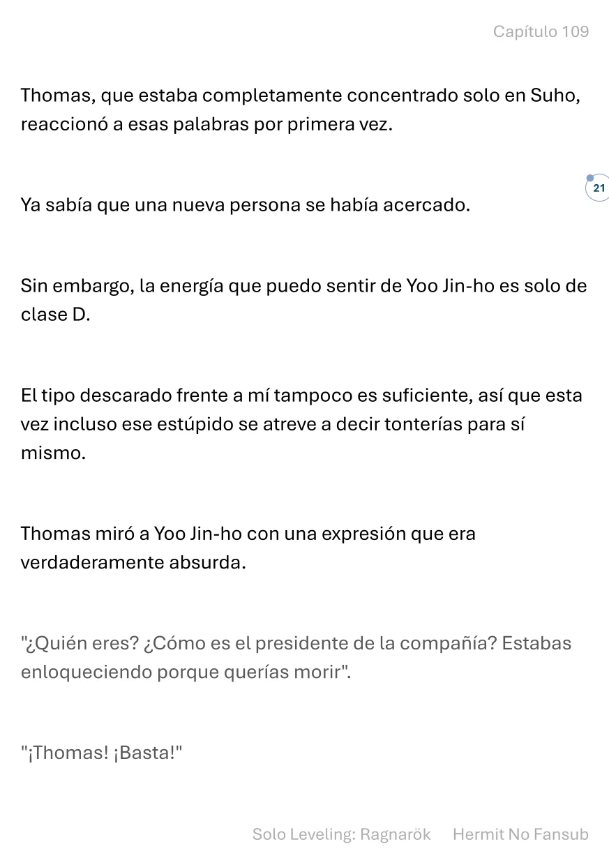 Página 22 del Manga